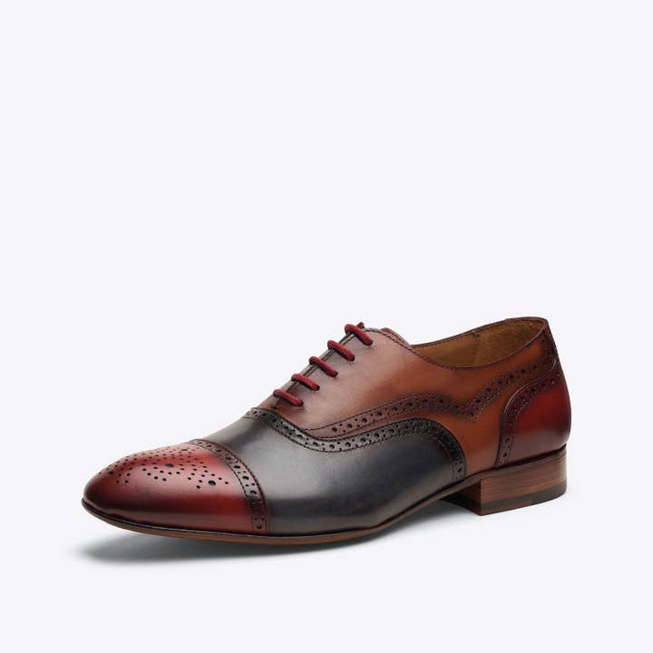 40648/00 - Cuir Oxford multicolore pour homme pour la vente par Centenário