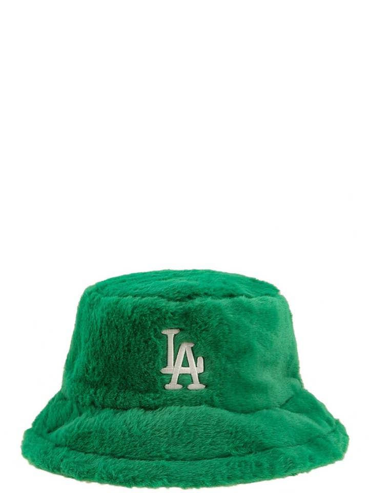 LA EMBROIDERY FUR BUCKET HAT CH5098-3 for wholesale by anbfashion