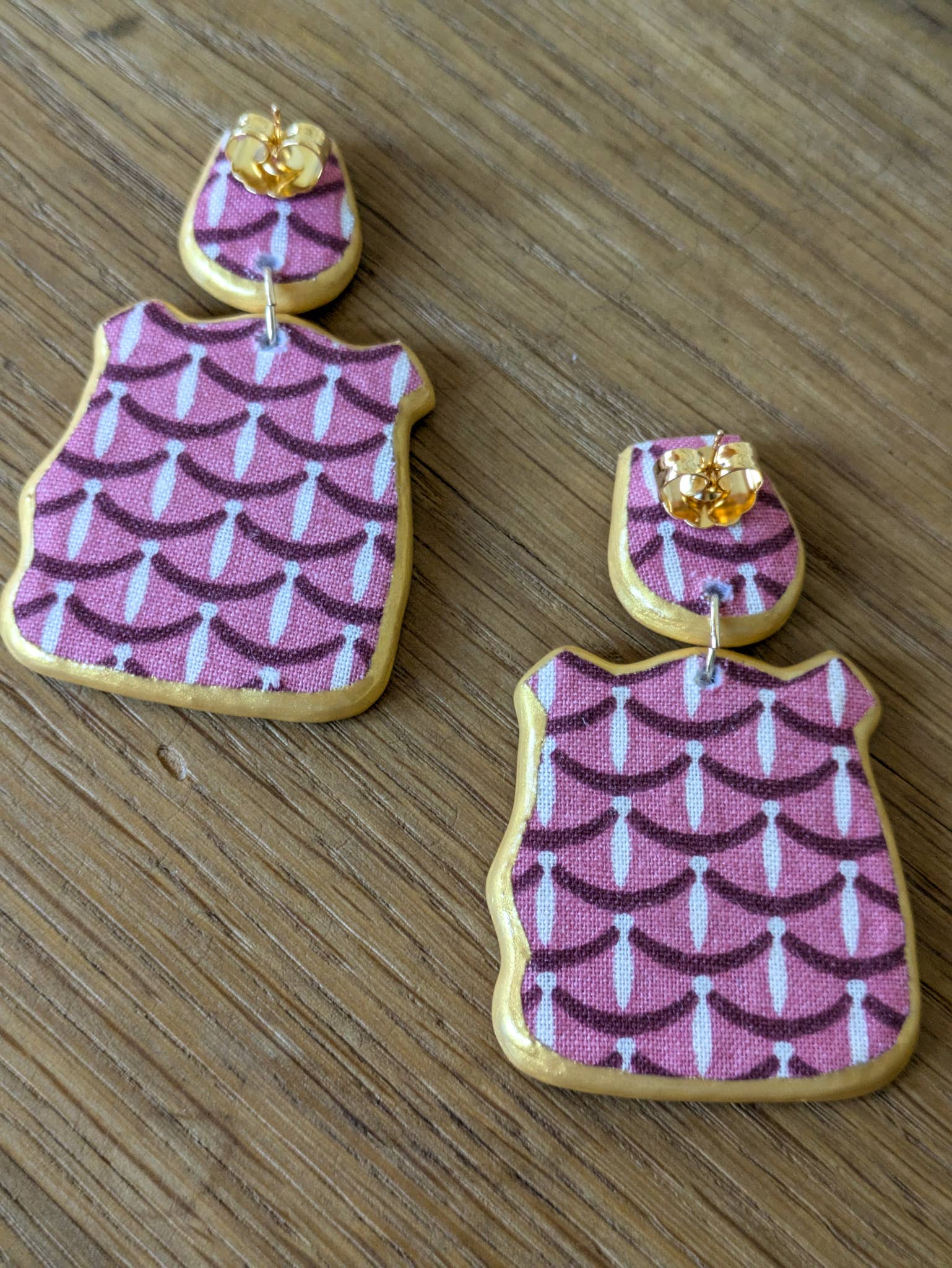 Katie Lynne - Vintage Textile Jewelry - Wholesale Dangle Earrings - Aurora Statement Earring2