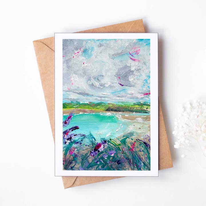 Tekter Greeting Card for wholesale by Leana Robinson Art