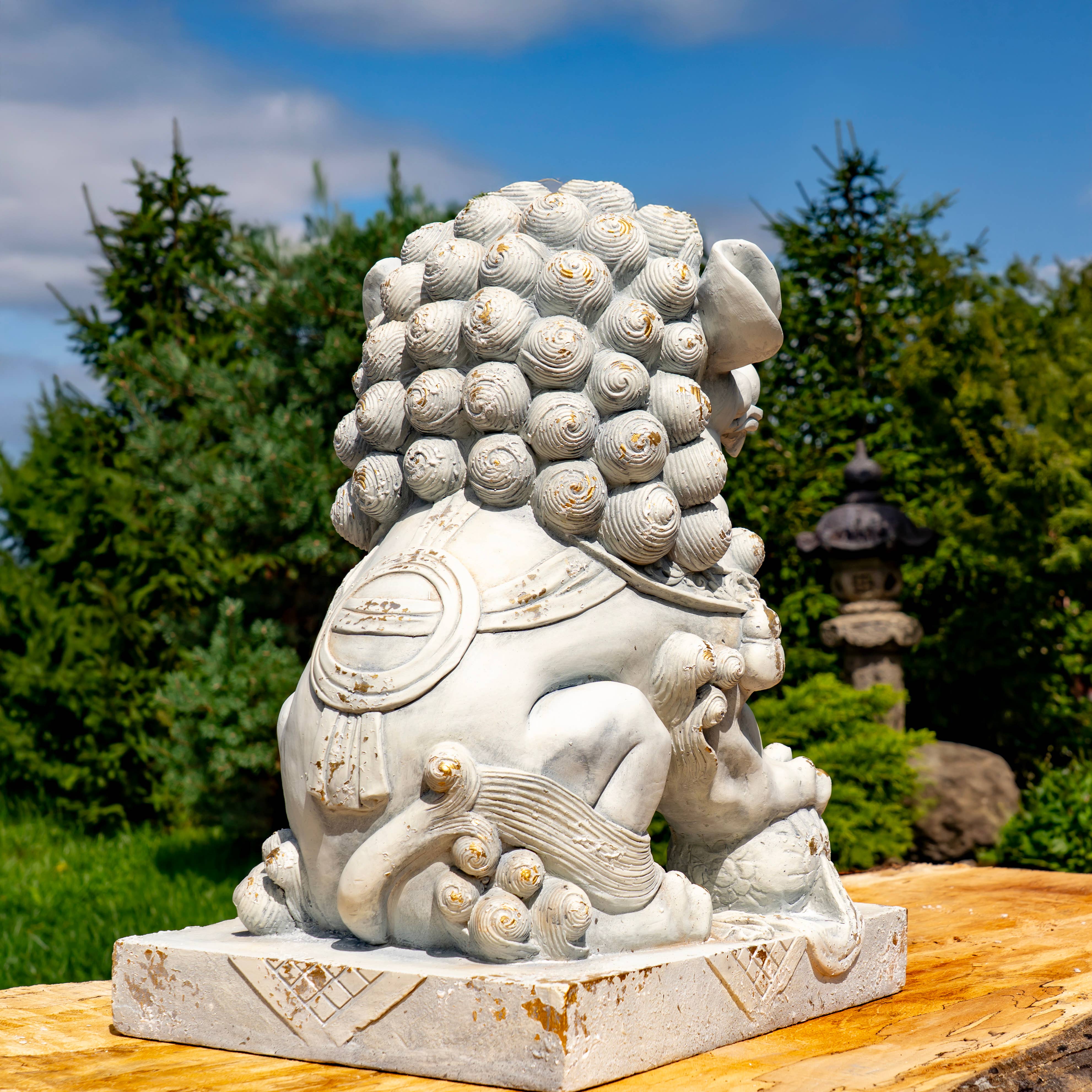 Zaer Ltd. International - Wholesale Sculpture - Magnesium Foo Dog Statues "Gan & An" 2PC/Set- Options14