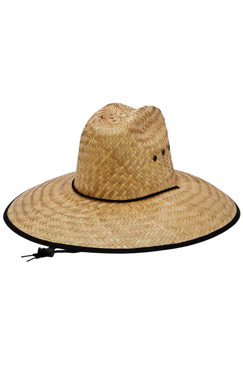 Cap Zone - Wholesale Straw Hat - Women's - Quarterhorse Wide Dome Brim Straw Lifeguard Hat4