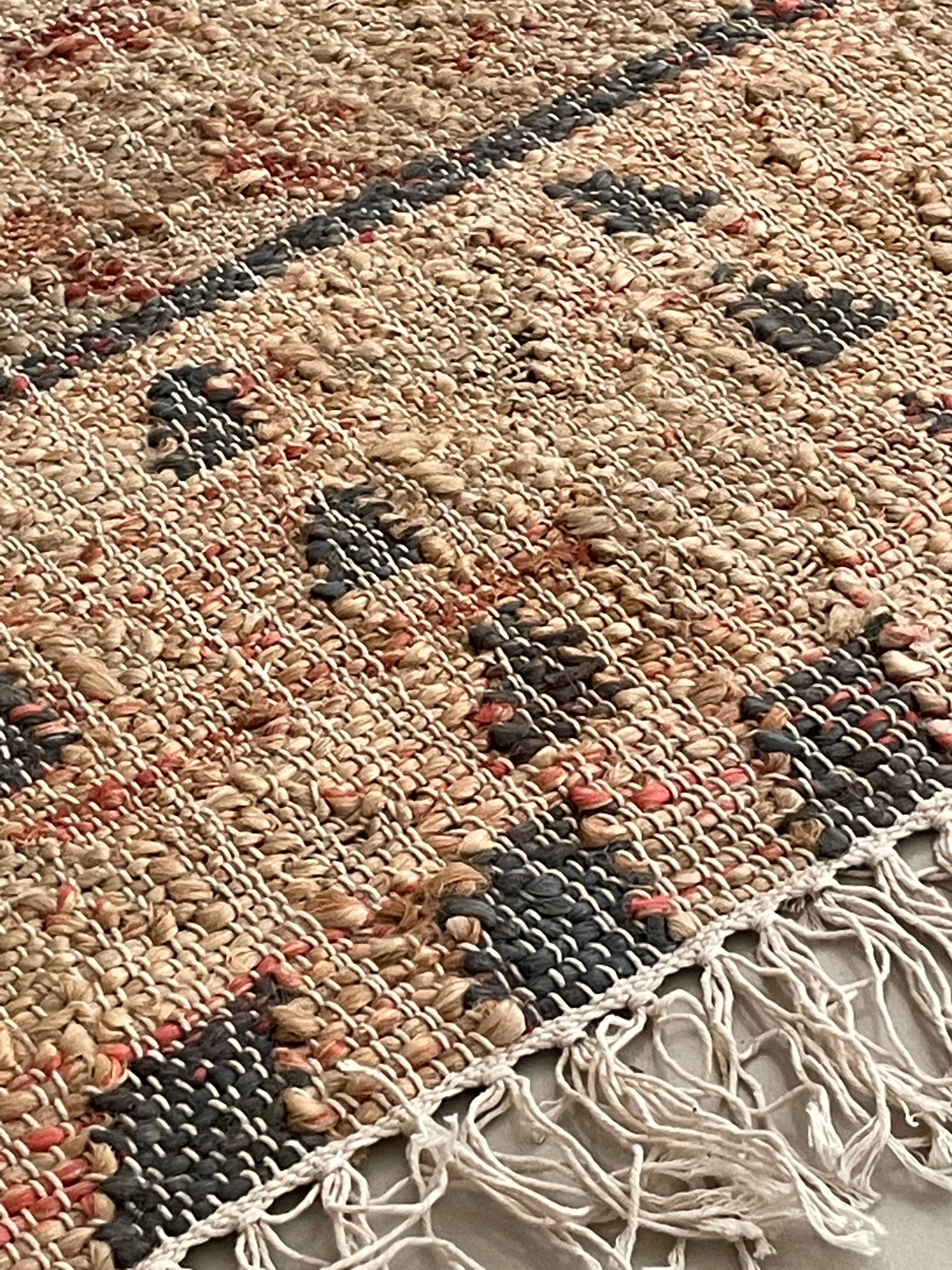 Rugs Boutique - Venta al por mayor Alfombra pequeña - Alfombra hecha a mano de cáñamo y algodón Aza de 4 x 6 pies8