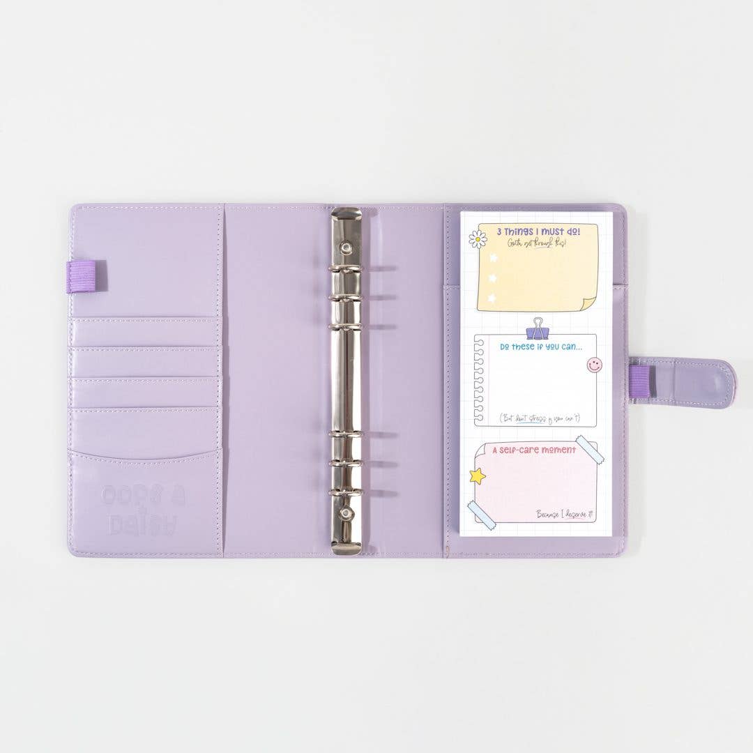 Oops a Daisy UK Ltd - Vendita all'ingrosso Tinta per stencil/lavoretti - Non preoccuparti, sii felice - DL Notepad5