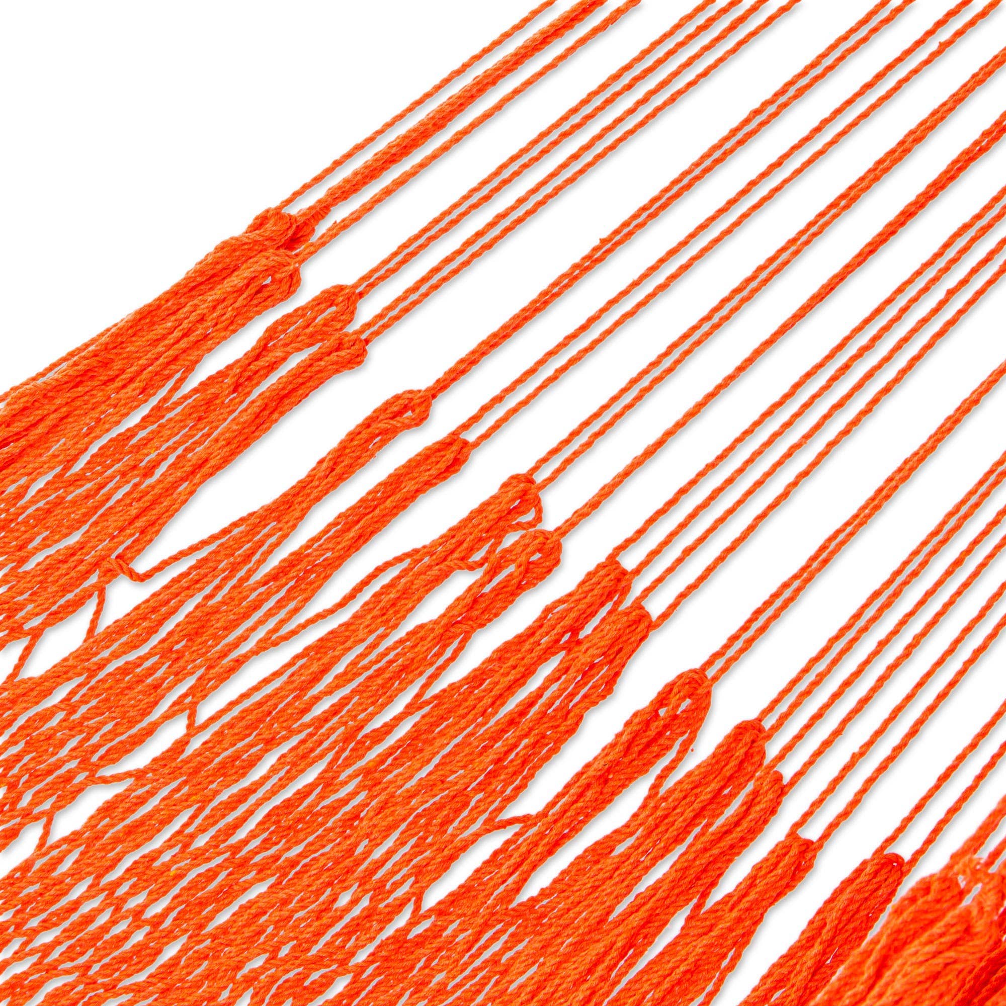 NOVICA - Wholesale Hammock - Novica Handmade Veranda In Orange Rope Hammock (Single)4