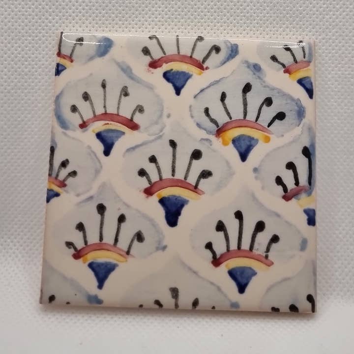 Hazbruk Ceramics - Wholesale Coasters - Wooden Elegance: Handcrafted Tile Coasters - Set of 415