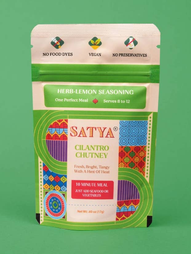 Cilantro Chutney - Sachets for wholesale by Satya