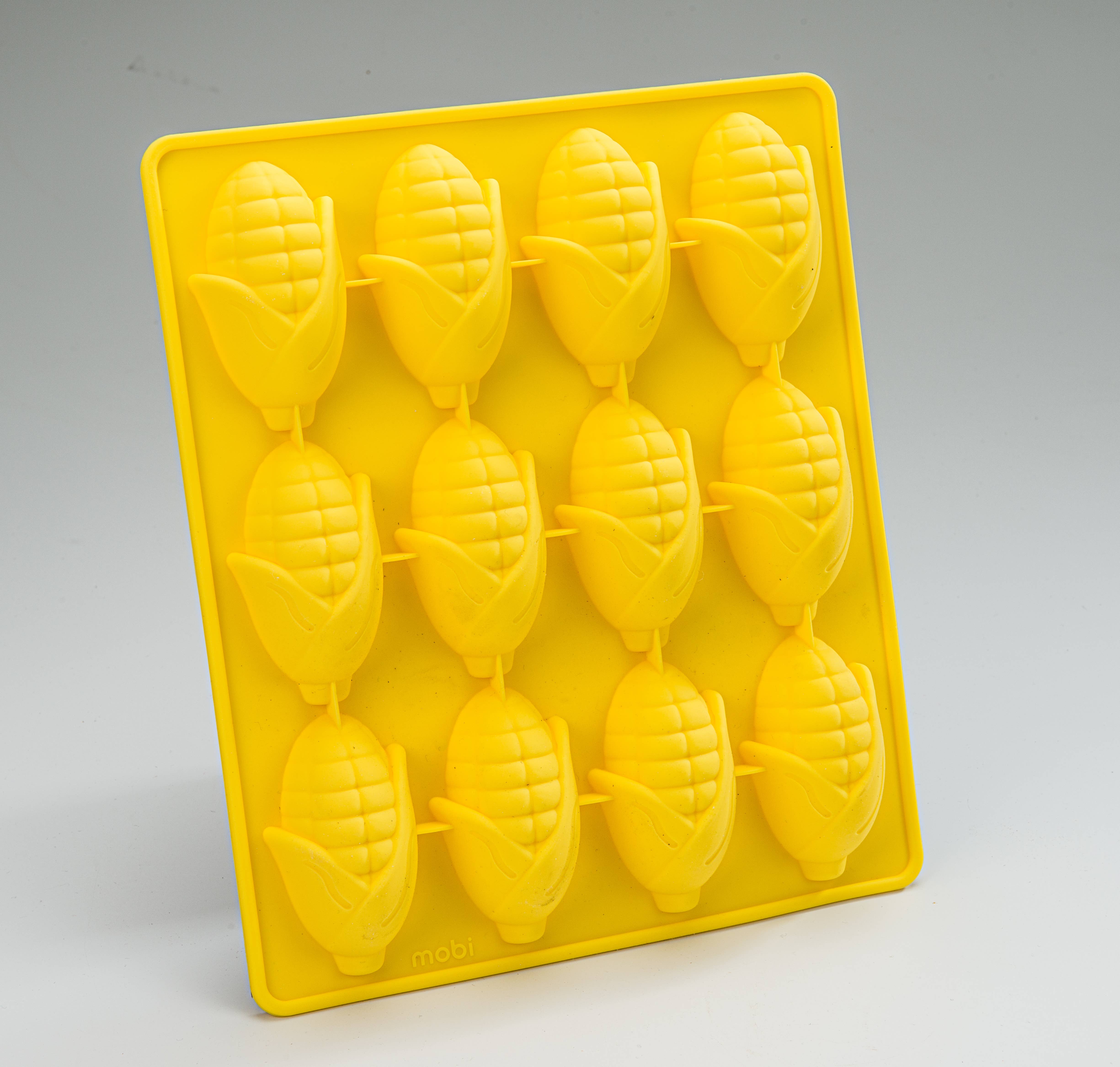 Mobi - Vente Moule pour chocolat - 12 mini bouchées de hot-dog, moule en silicone5