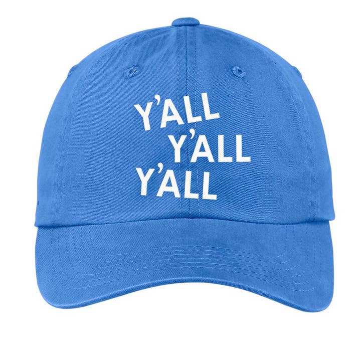 Y'all Y'all Y'all Baseball Cap for wholesale by Frankie Jean