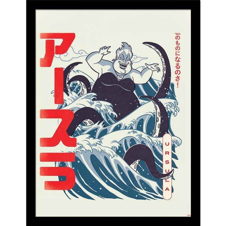 Pyramid International - Wholesale Art Print - Disney Villains (Ursula Wave) Wall Art Print