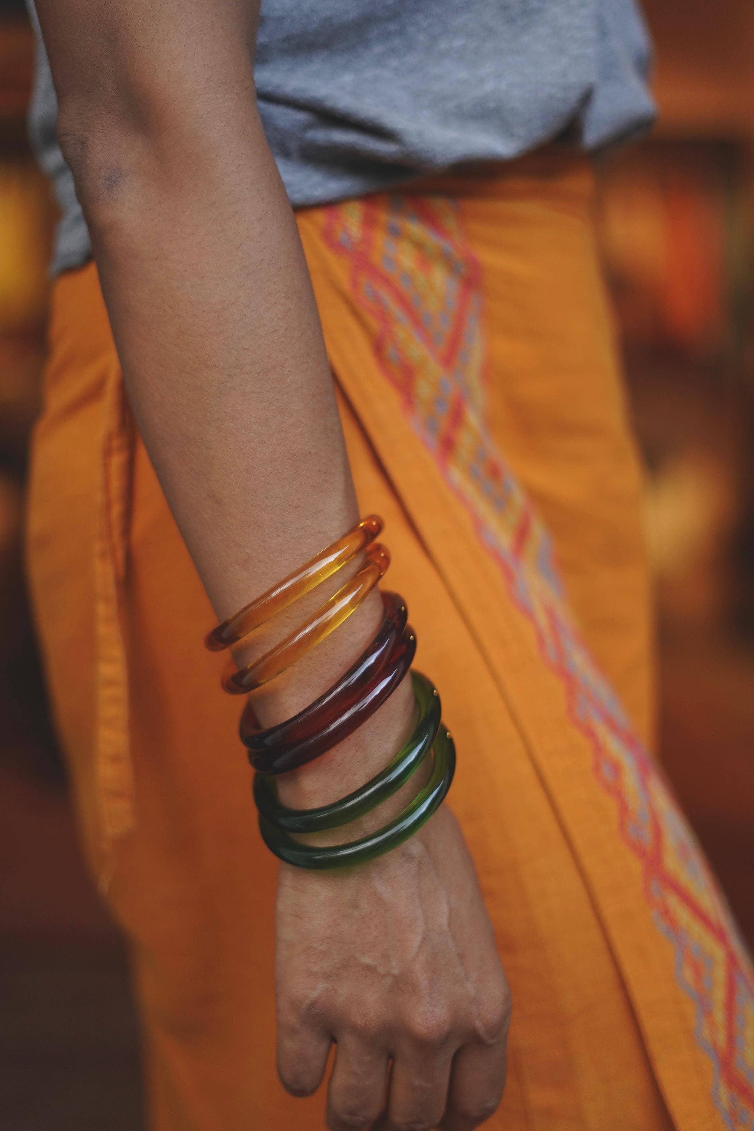 Annahmol - Wholesale Bangle Bracelet - Saramai Glass Bangles9