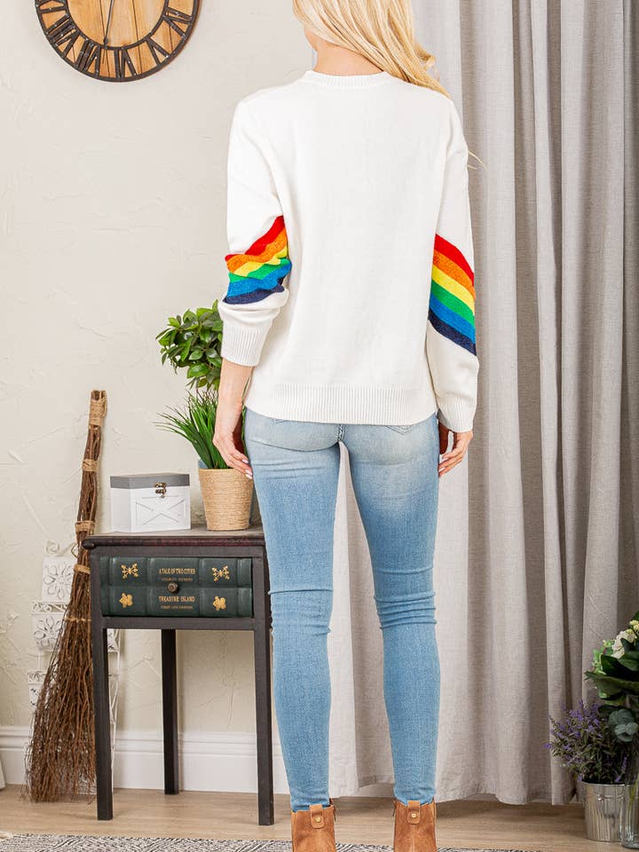 Pink Irene Wholesale - Vente Pull en maille – femme - PULL UNI ET ARC-EN-CIEL14