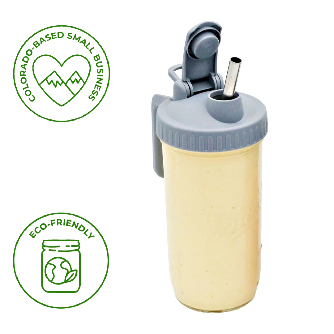 Mason Jar Lifestyle - Wholesale Drinking Straw - Long Stainless Steel Smoothie Straw for Quart Mason Jars3