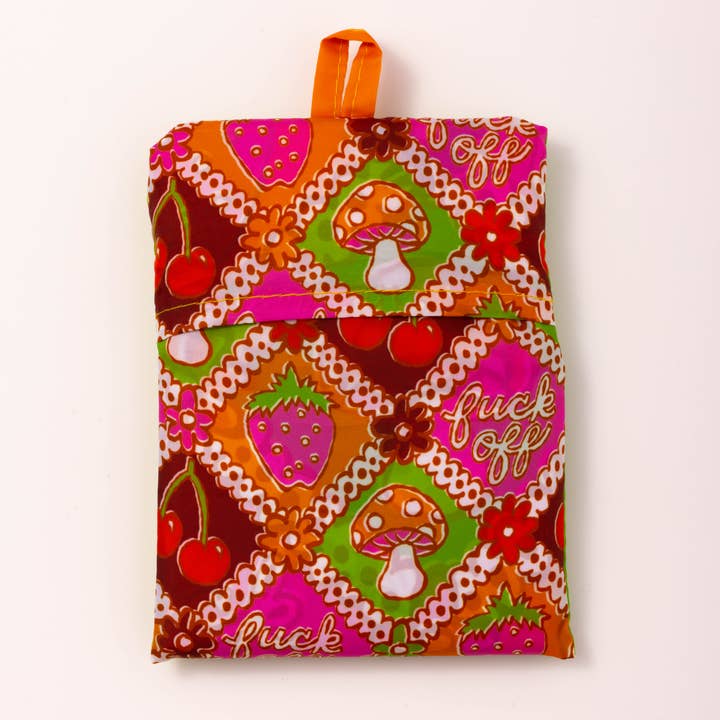 Yellow Owl Workshop - Wholesale Grocery/Shopping Bag - F*ck Off Retro Art Sack® - Eco-Friendly Reusable Tote Bag3