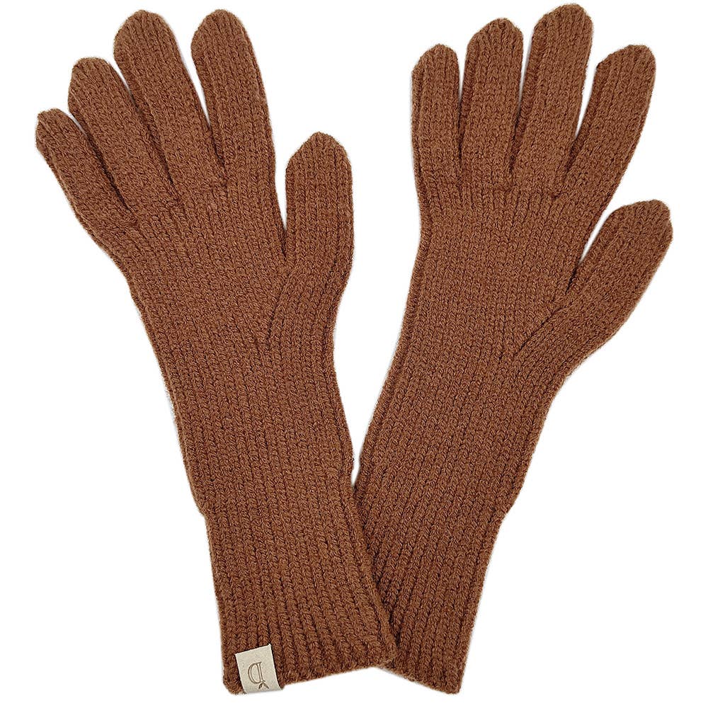 Sensibling Corp. - Wholesale Gloves – Women's - Ribbed Knit Solid Long Winter Gloves5