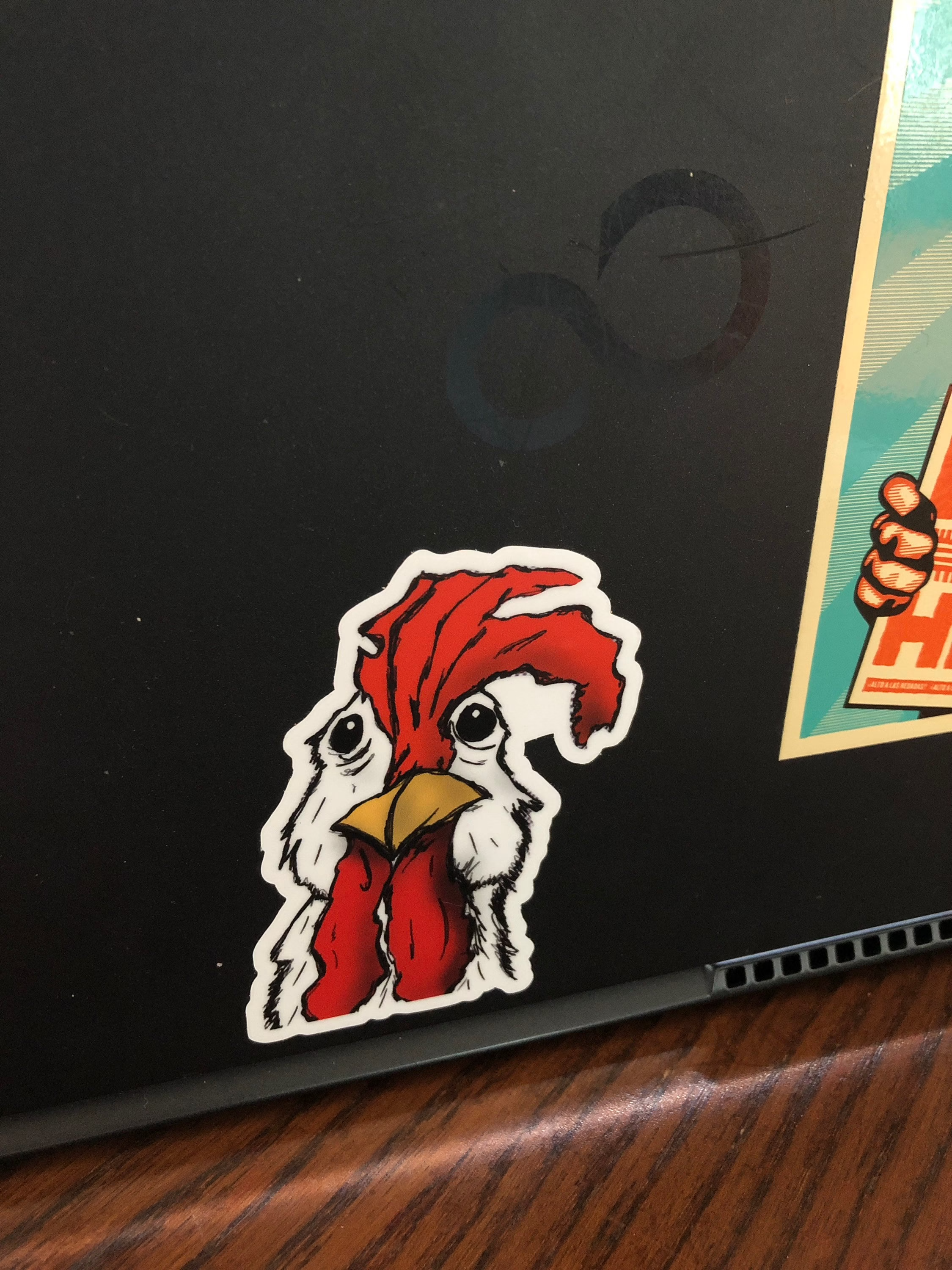 More ART  | More Heart - Wholesale Sticker - Mr. Chicken -  Premium Vinyl Sticker2