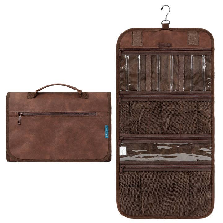 Pavilia - Wholesale Toiletry Bag - Unisex - Rollout Hanging Toiletry Organizer Bag28