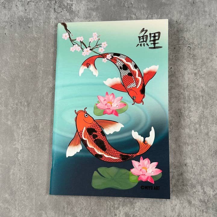 Carnet Koi pour la vente par Miyo Art Design