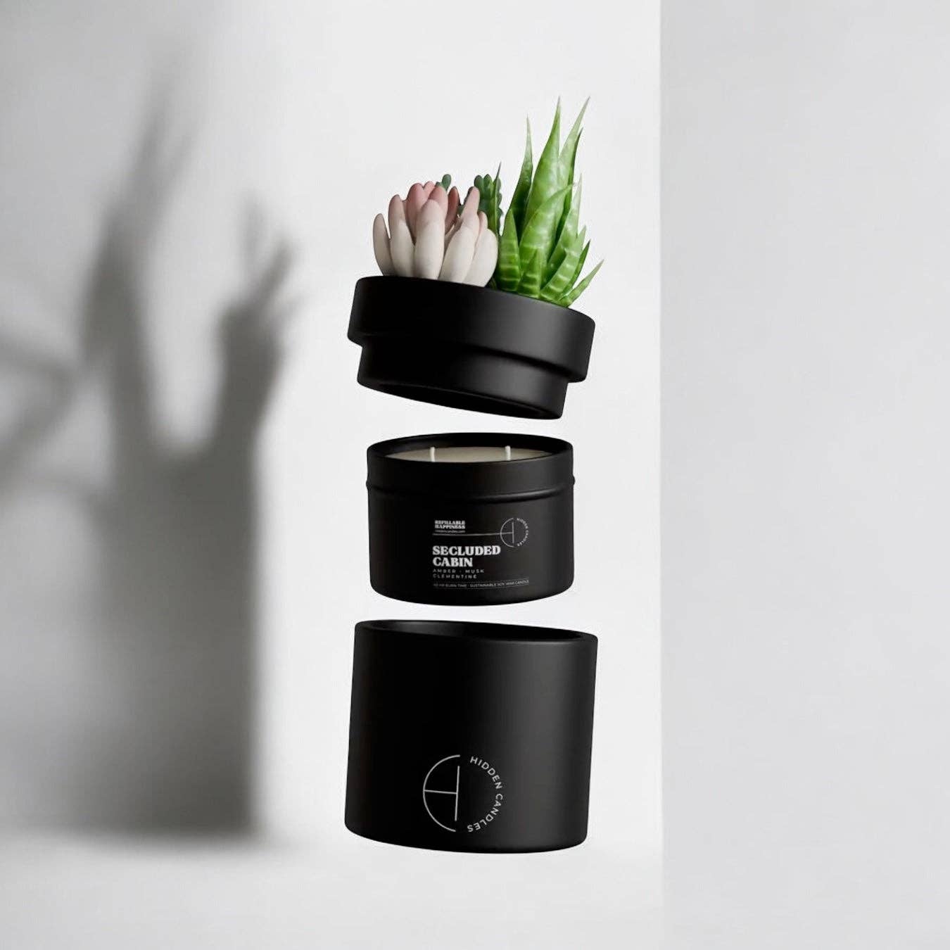 Hidden Candles - Wholesale Jar/Filled Candle - Secluded Cabin Candle Refill2