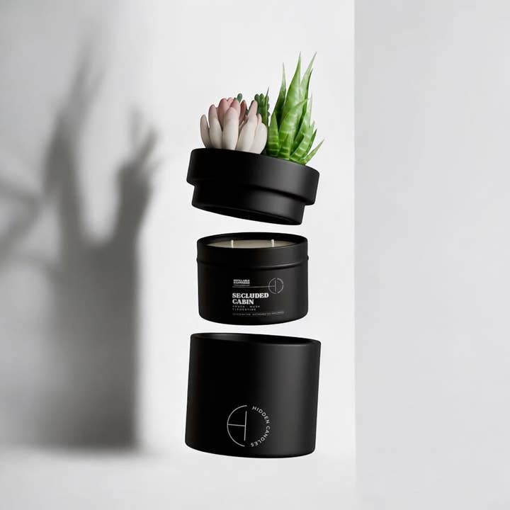 Hidden Candles - Wholesale Jar/Filled Candle - Secluded Cabin Candle Refill2