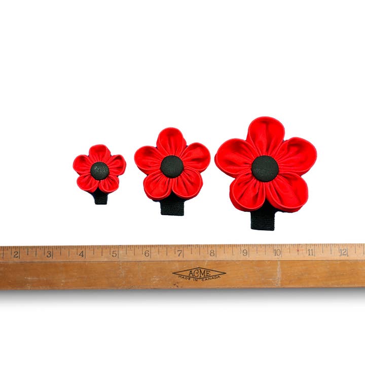 Darcy's Canine Designs - Wholesale Pet Collar - Dog - Red Poppy Collar Flower Pet Accessory5