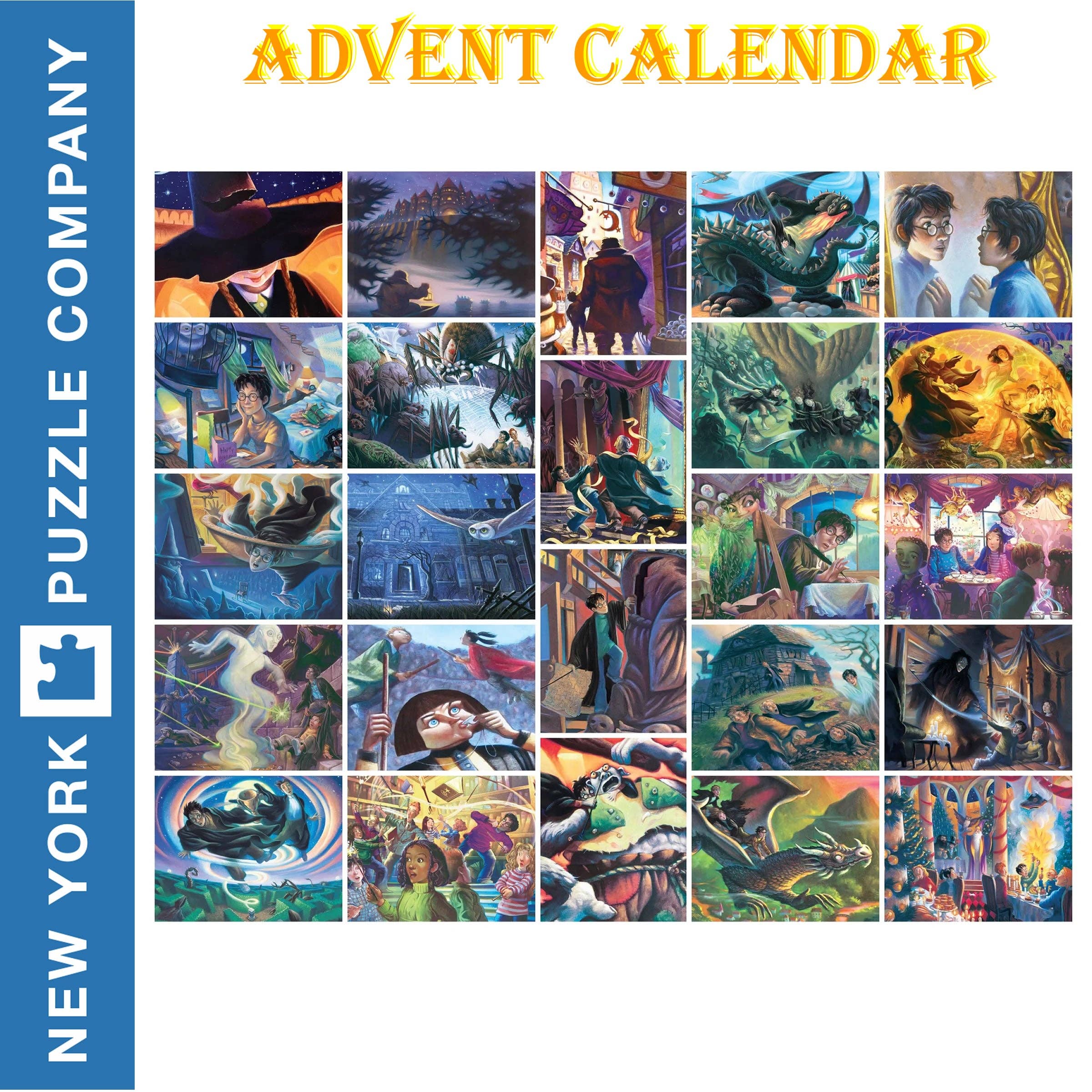 Hobby-lines – wholesale Puzzle – Adult – Harry Potter ADVENT CALENDAR New York Puzzle Company 24 mini puzzles Jigsaw NPZHP22702