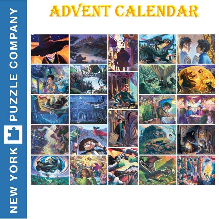 Hobby-lines – wholesale Puzzle – Adult – Harry Potter ADVENT CALENDAR New York Puzzle Company 24 mini puzzles Jigsaw NPZHP22702