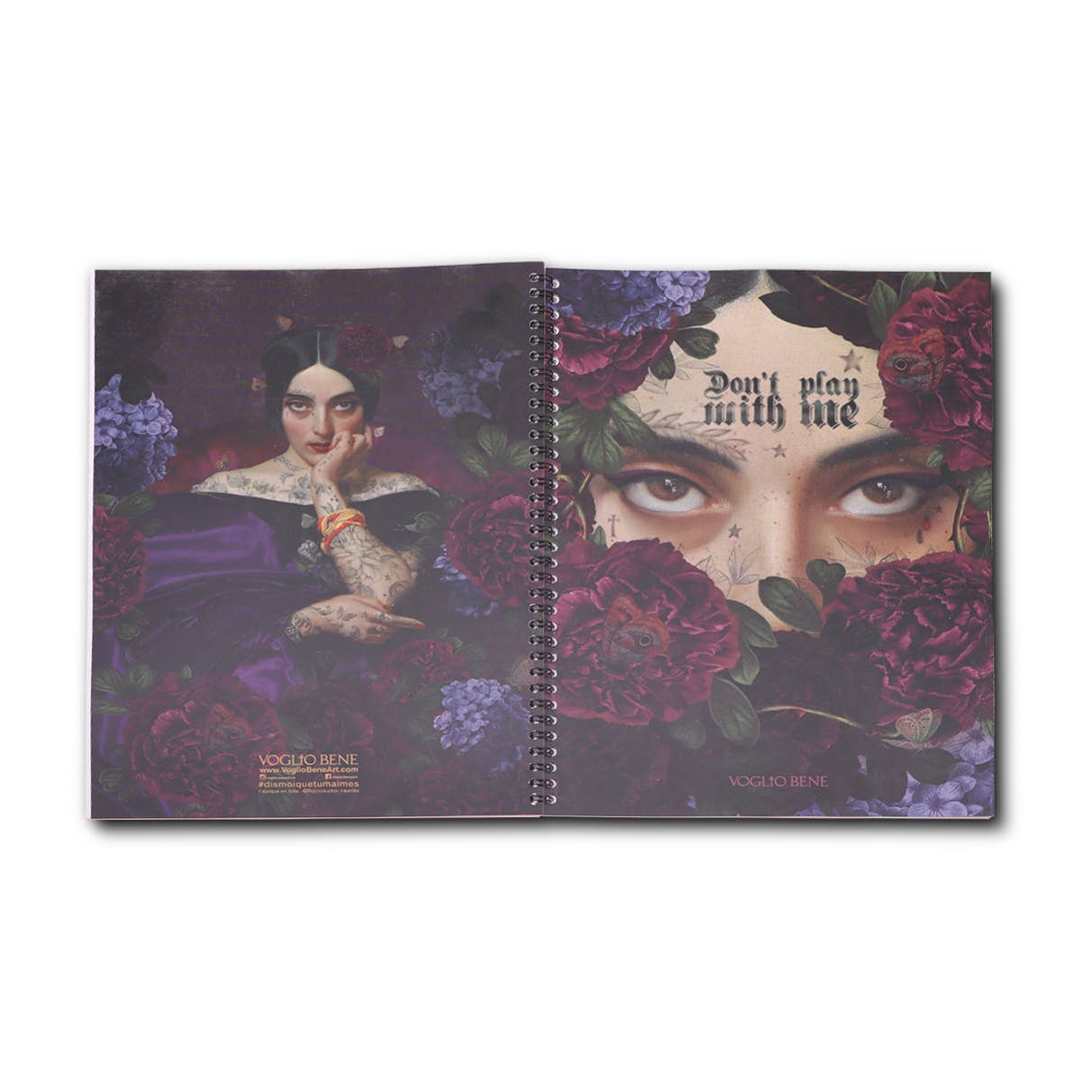 Voglio Bene - Wholesale Notebook - A4 SPIRAL NOTEBOOK CLEMENTINE 30 PAGES2