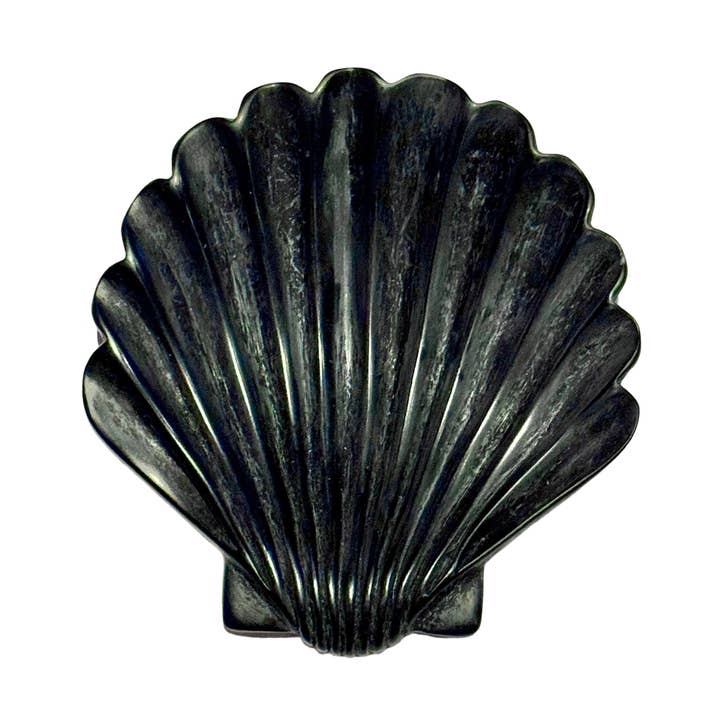 Jabonera de Esteatita con Forma de Concha de Vieira para venta al por mayor de The Jacaranda Collective