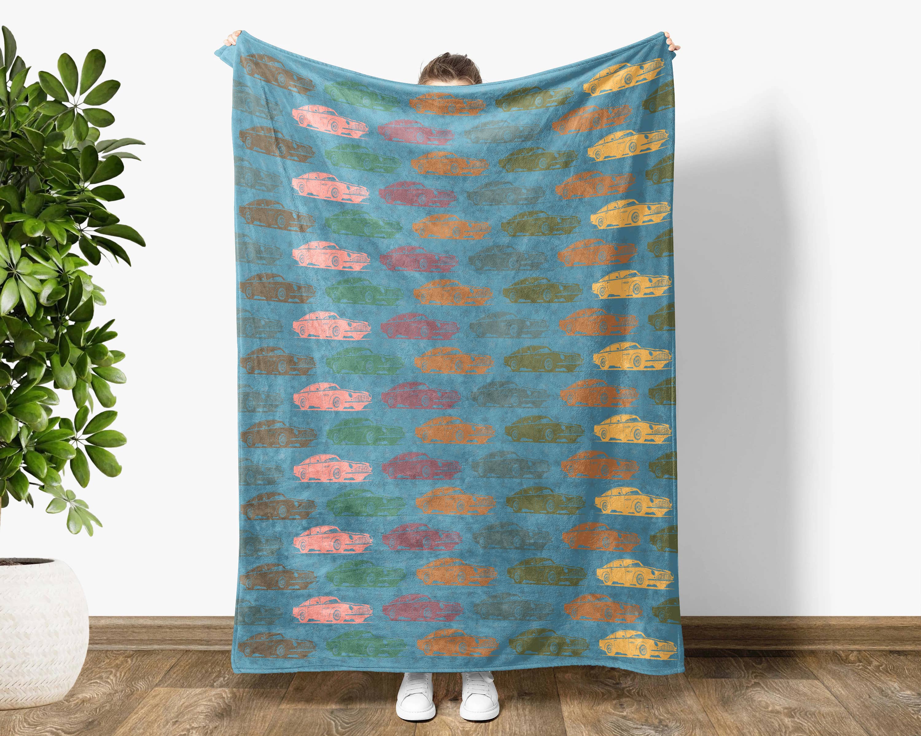 Vivtrek - Wholesale Throw Blanket - Classic Car Blanket Vintage Vehicle Auto Restoration Throw4