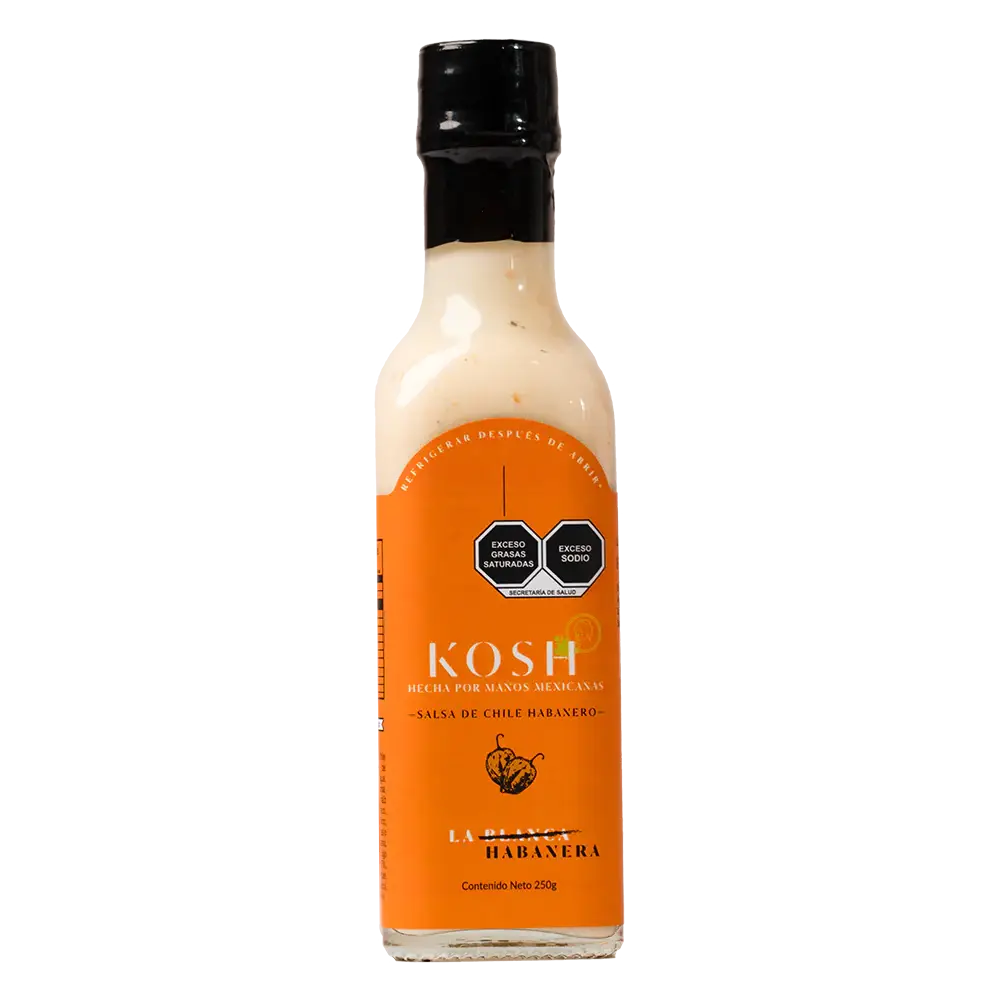 Alta Gama Foods - Vente Salsa - Salsa Kosh « La Habanera » Salsa au poivre Habanero0