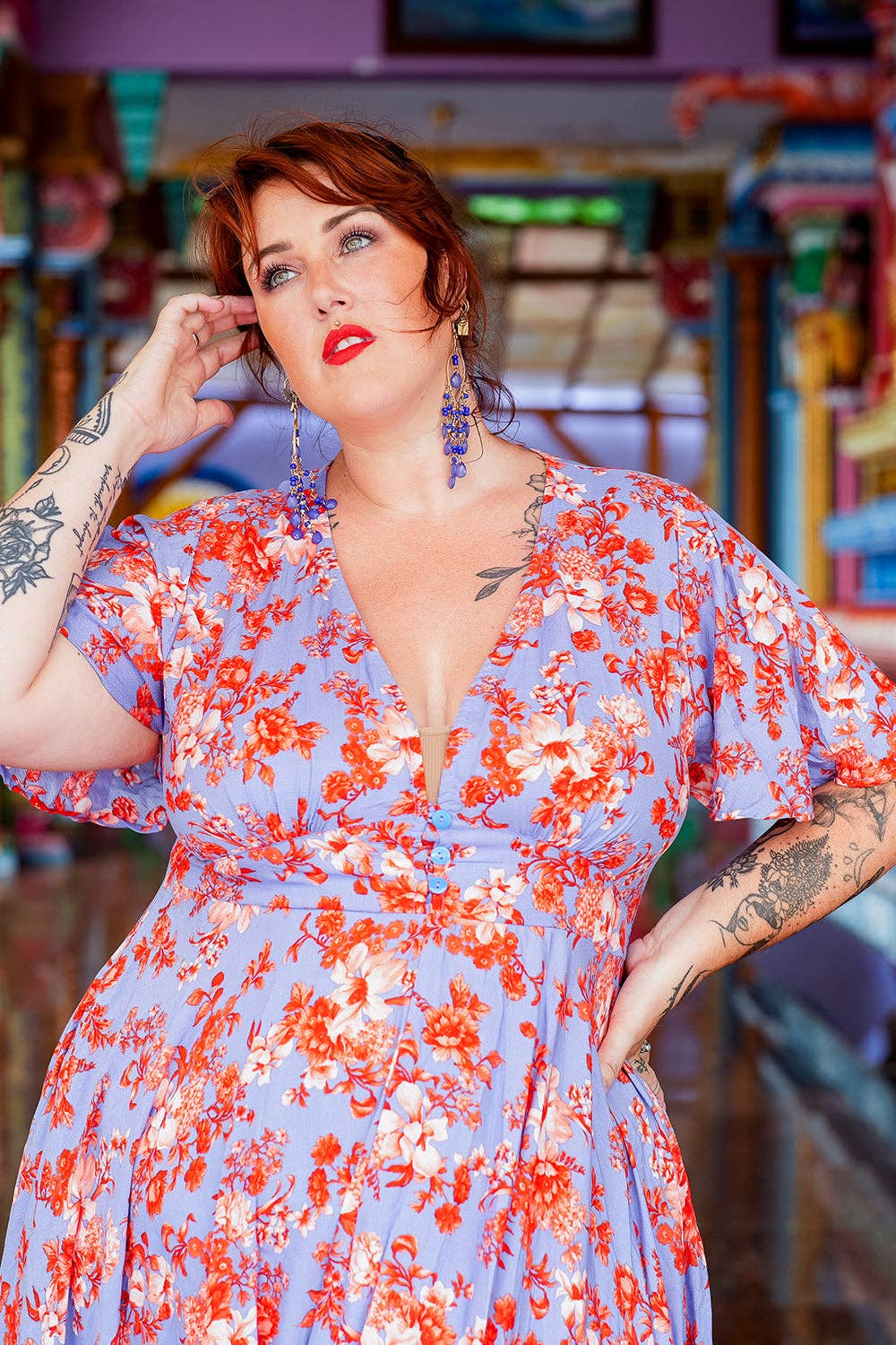 Jinx the label - Wholesale Dress - Women's - Mary Dress - Sunset Prism14