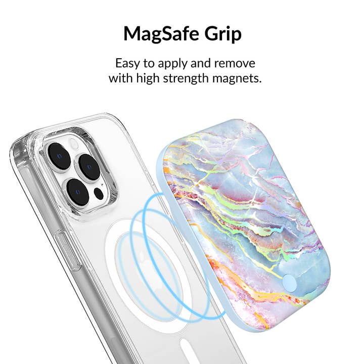 VELVET CAVIAR - Wholesale Portable Charger - MagSafe Battery Power Pack - Holo Moonstone Marble