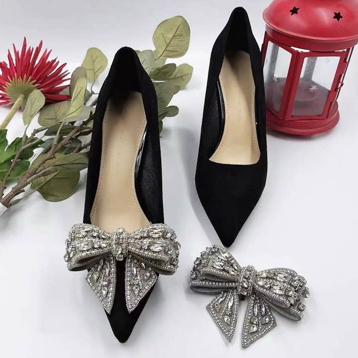 eitairs art gifts – wholesale Shoe accessories – Rhinestone Shoe Clips ,Bridal Shoe Bow, Wedding Shoe Clips5