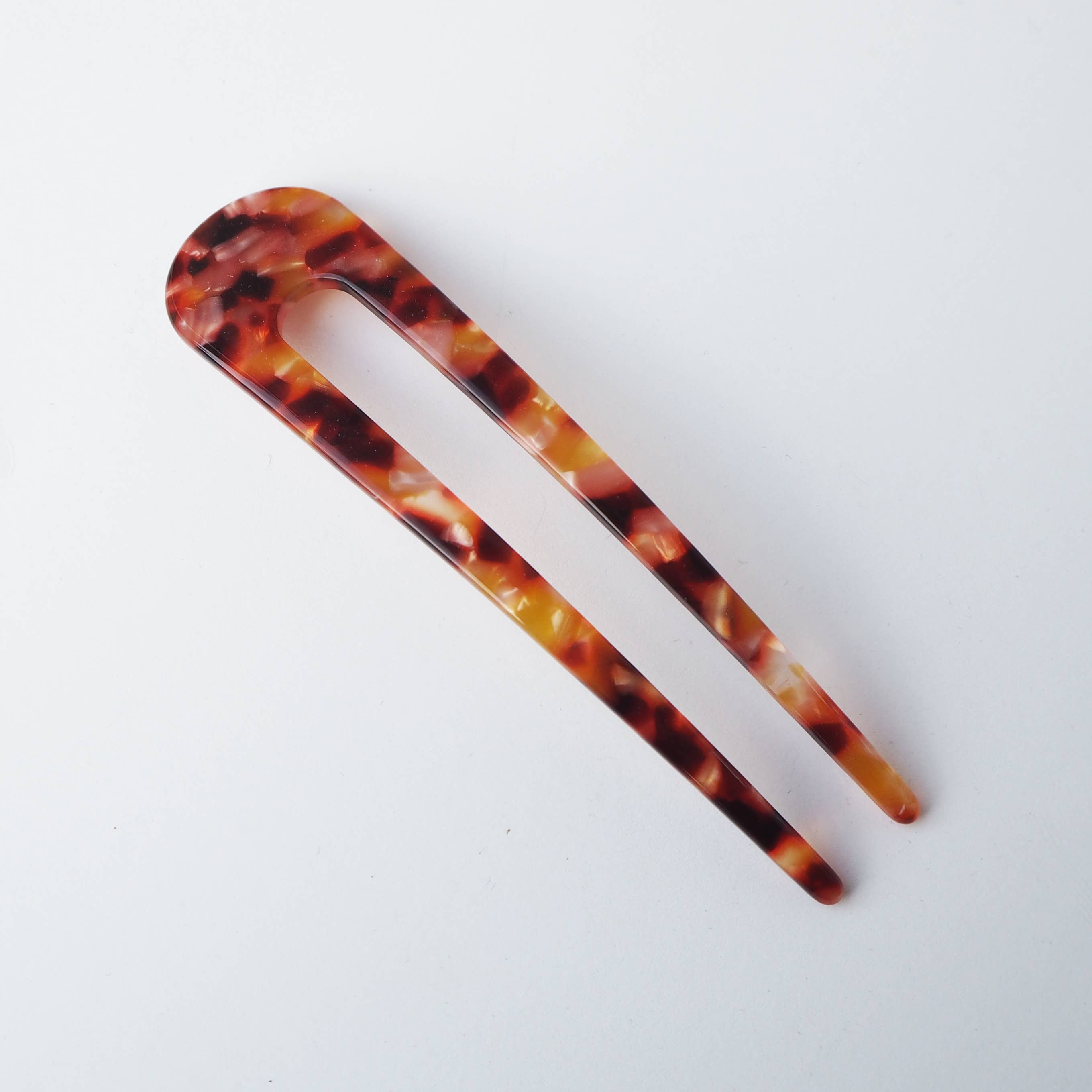 Custom Made - Wholesale Hair Pin - Rosa Tortoiseshell Acetate Resin French Hair Pin2