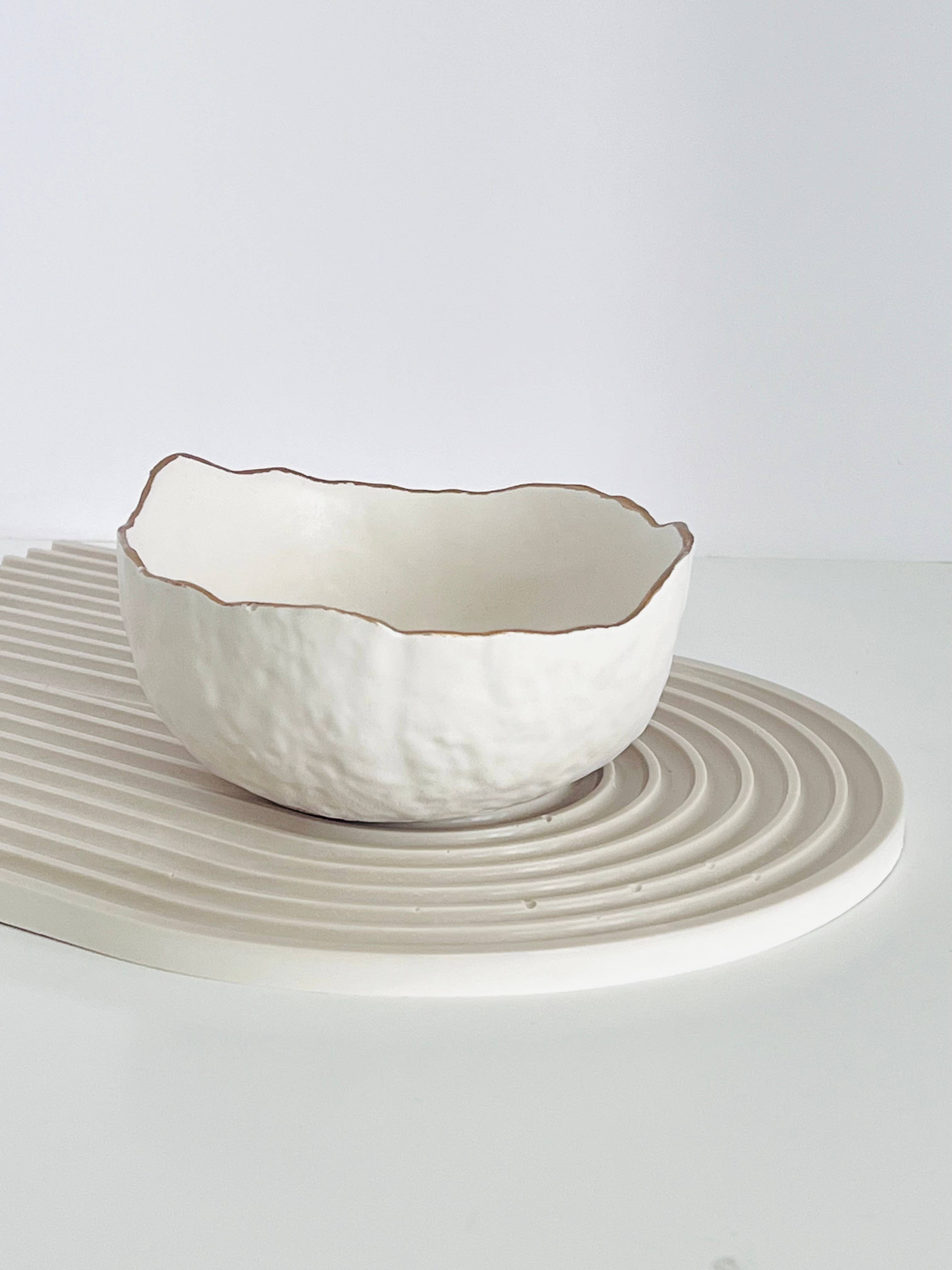 Kenley Boutique - Vendita all'ingrosso Portacandele - Ciotola in cemento minimalista per candela - 8,5 oz9