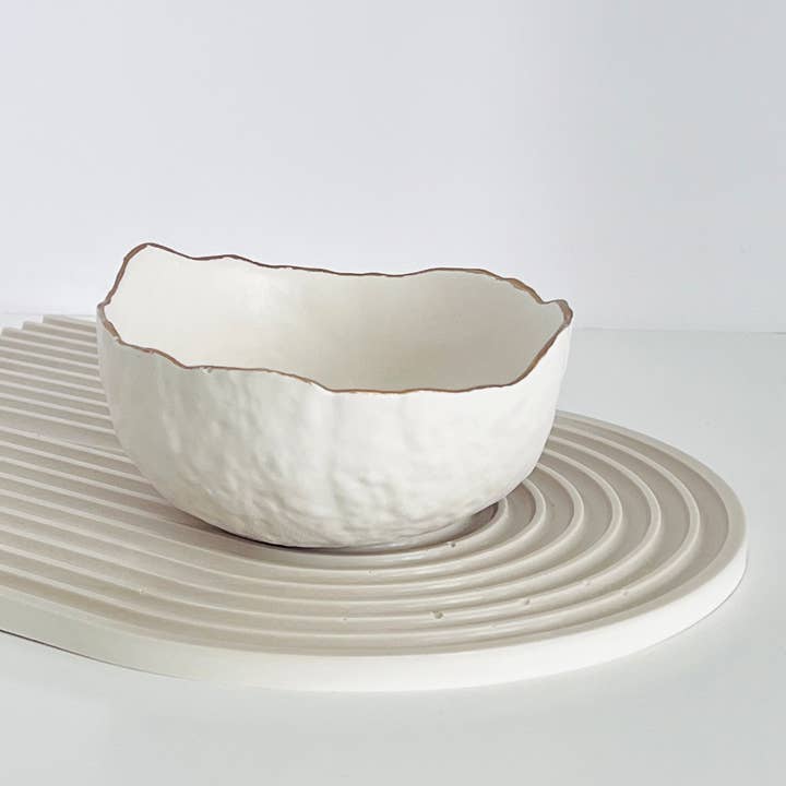 Kenley Boutique - Wholesale Candle holder - Concrete Bowl minimal concrete Bowl Candle Vessel -8.5oz9