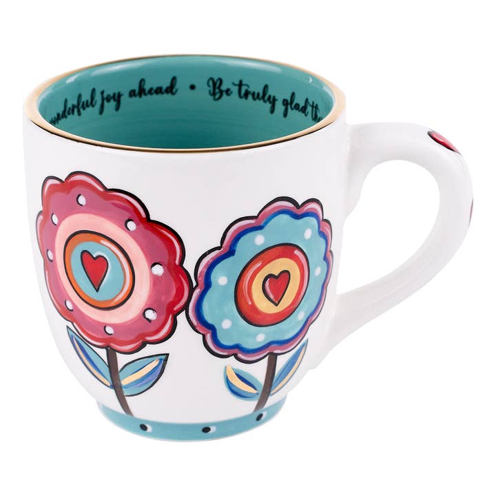 Funky Flowers Mug for wholesale by Glory Haus