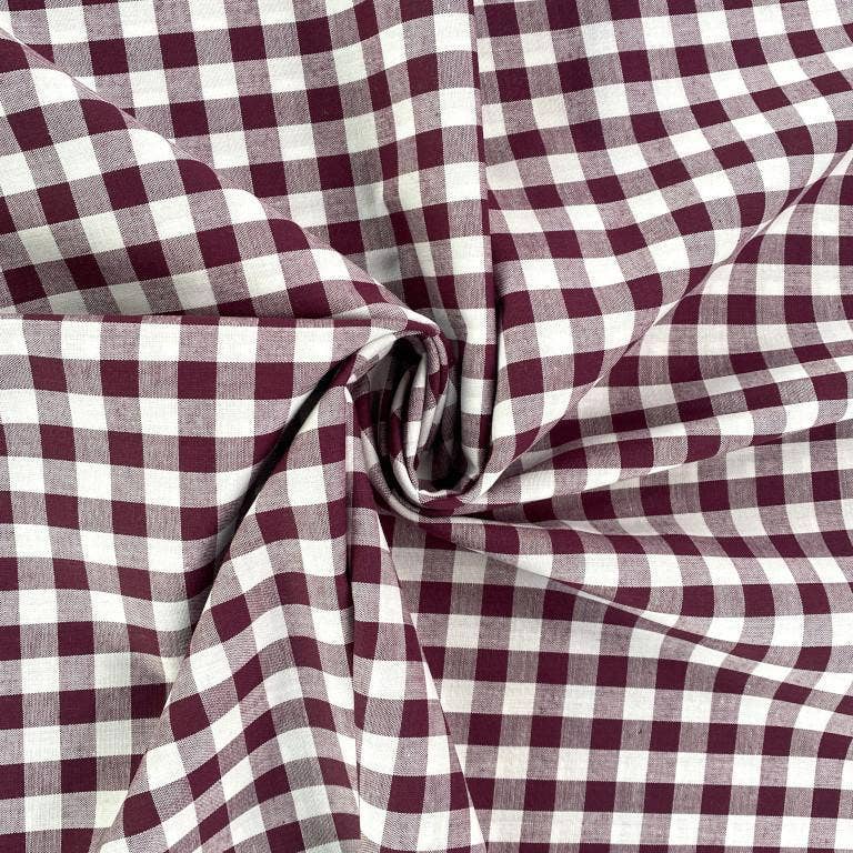 Pugutextile - Wholesale Fabric - Large Vichy plaid fabric1