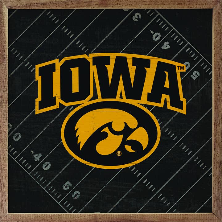 Black Football Field University Of Iowa for wholesale by Kendrick Home