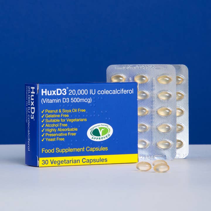 Huxley Europe - Venta al por mayor Suplementos/vitaminas para beber - Huxley Europe HuXD3 20 000 30 cápsulas
