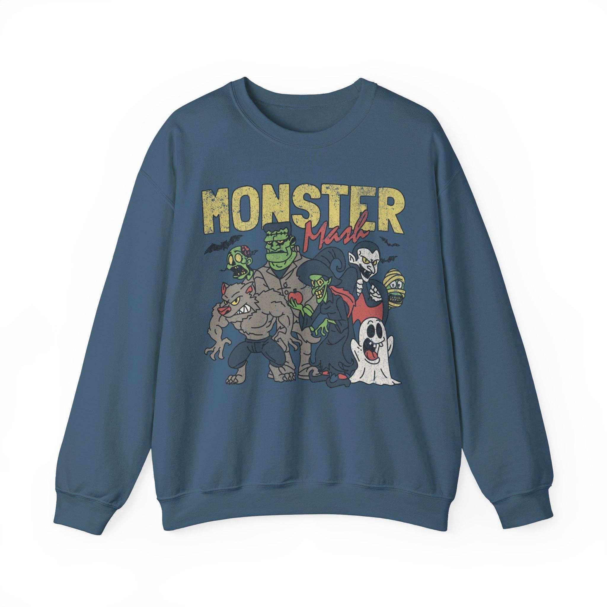 KILLER RETRO - Wholesale Graphic Sweatshirt - Unisex - Vintage Monster Mash Sweatshirt4