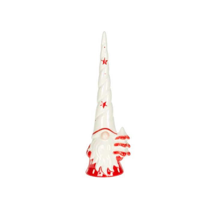 Christmas Tradition - Wholesale Christmas Decoration - 10" Gnome w/White Tall Pointy Hat