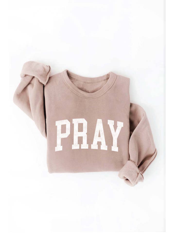 OAT COLLECTIVE - Wholesale Graphic Sweatshirt - Women's - PRAY Graphic Sweatshirt11