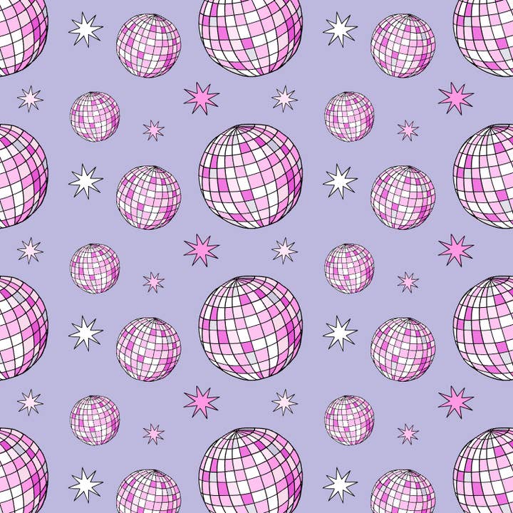 Brittany Paige - Vente Rouleau de papier cadeau - Rouleau de papier d'emballage Disco Ball2