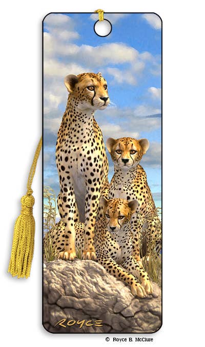 Artgame Ltd. - Wholesale Bookmark - 3D Royce bookmark - Cheetahs0