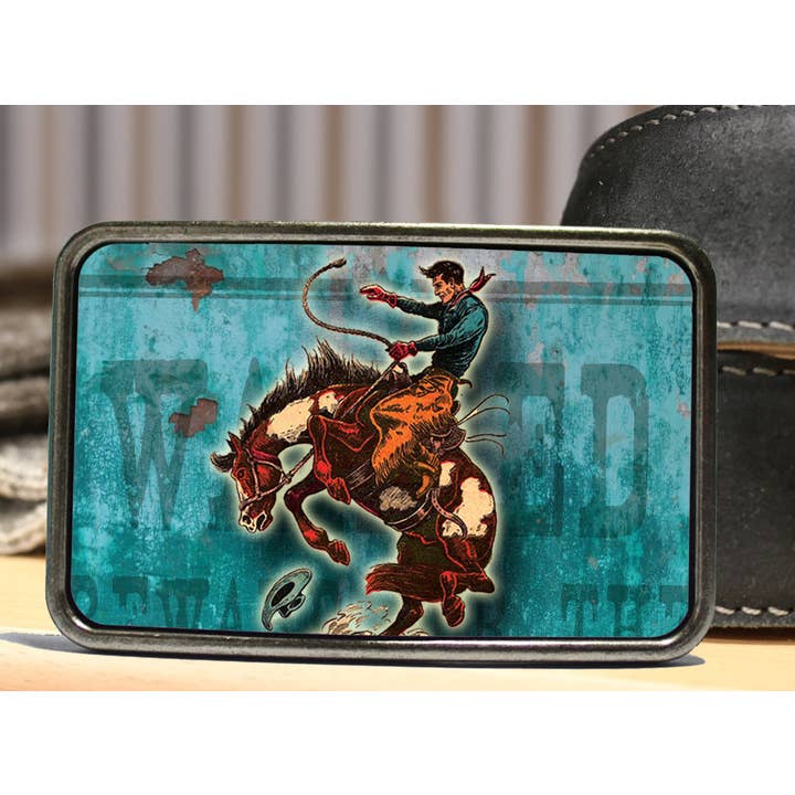 Bungalow Blue Trading Co - Wholesale Belt Buckle - Unisex - Wild West Cowboy Belt Buckle