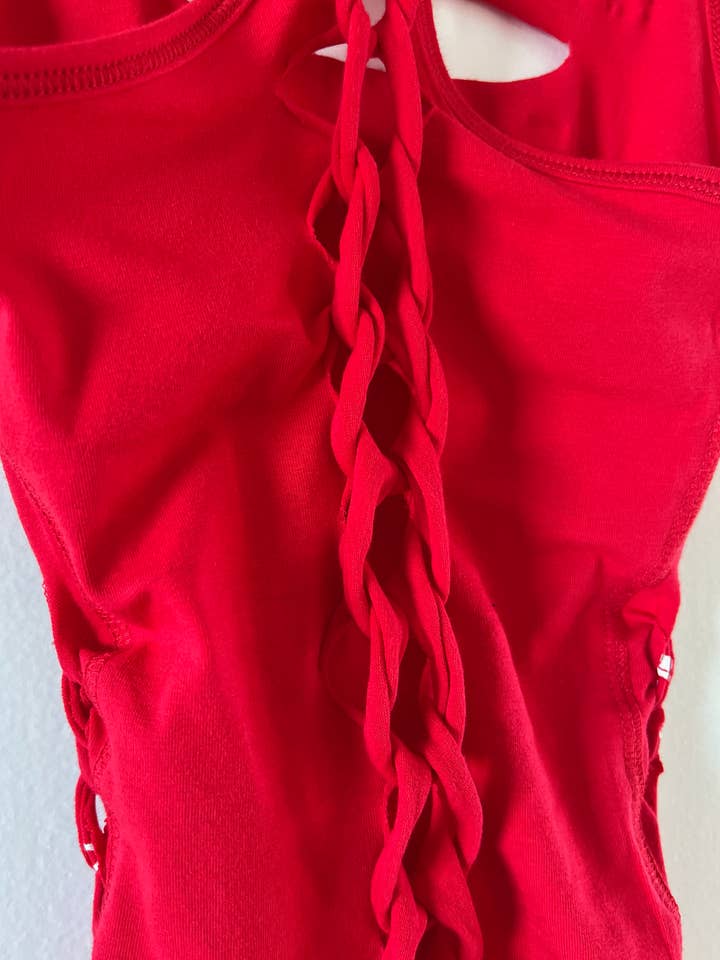 Demi Loon - Wholesale Tank top – Women′s - Outlaw Skull Graphic Motorcycle Sexy Biker Cowgirl Festival Slashed Tank Top8