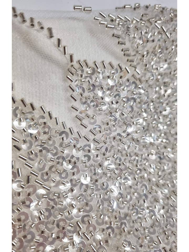 Ivory Angelica Sequin Wing Light Knit Jumper-Ivory for wholesale on Faire3
