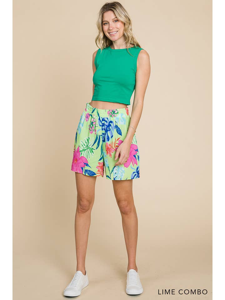 Cotton Bleu - Wholesale Shorts - Women's - 30185W - Bohemian Style Women's Air Flow Print Shorts17